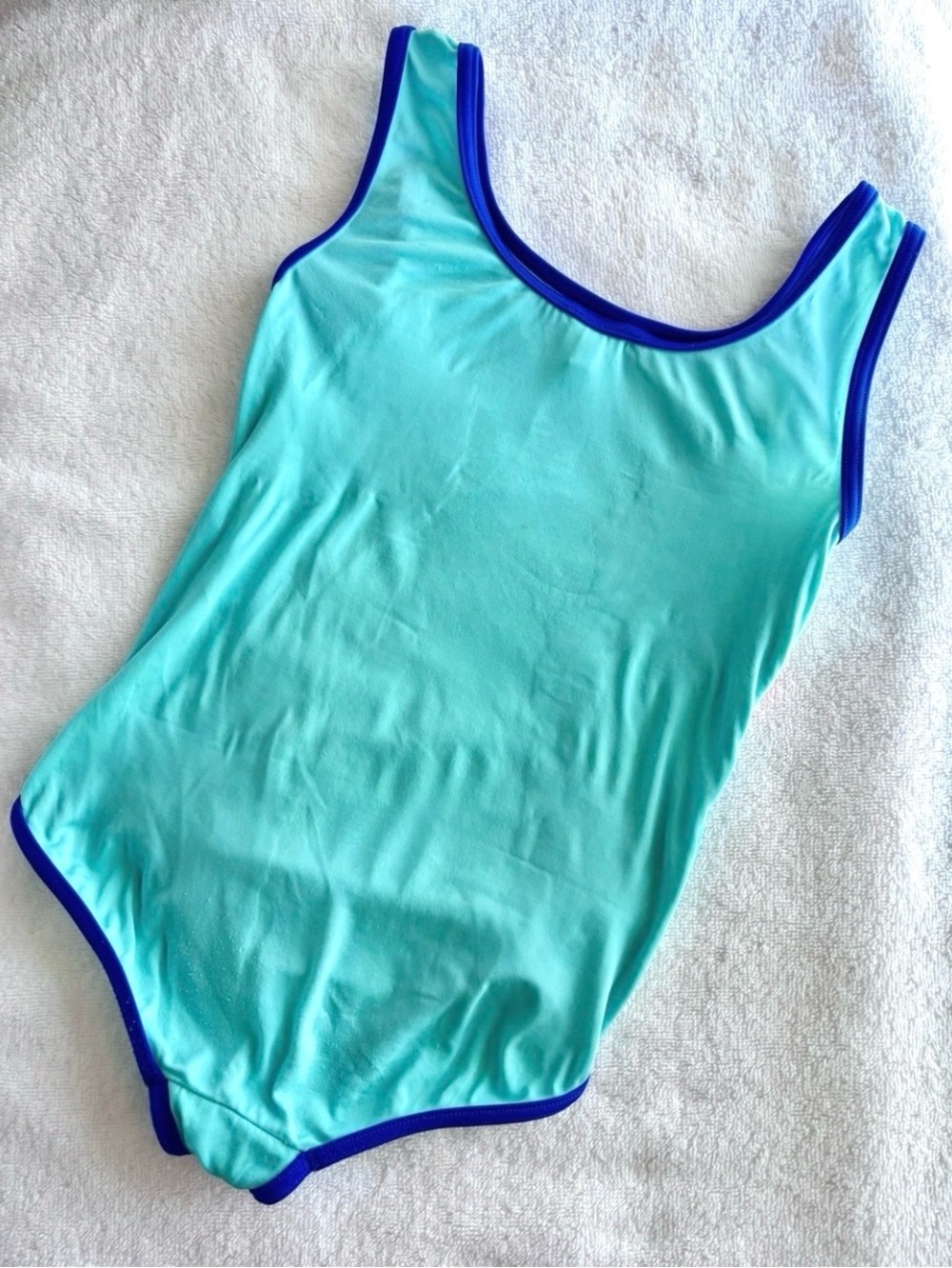 Mini Boden Rainbow Appliqué Swimsuit Aqua Blue 7–8Y / 128 cm - Picture 2 of 12